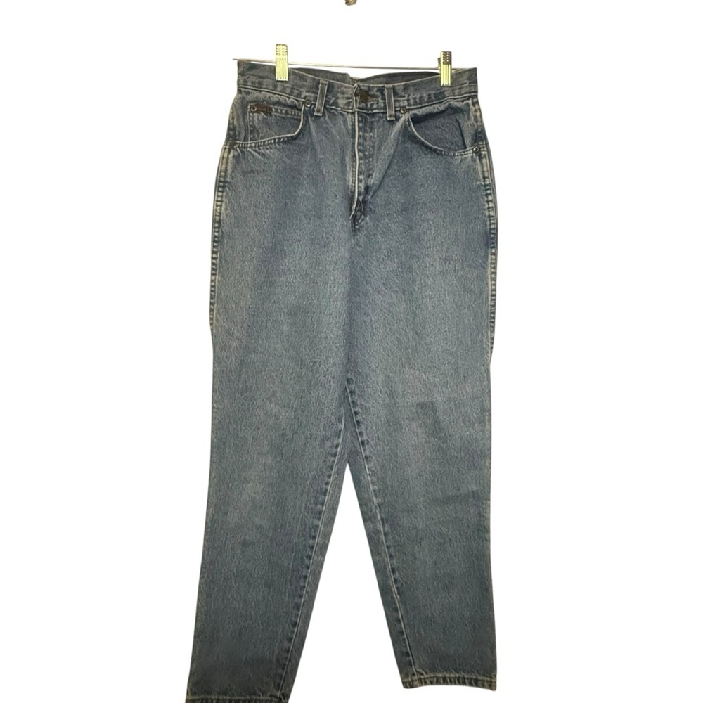 Vintage Chic 80’s Relaxed “Mom” Fit Denim Jeans Stone/Acid Wash, size 12 petite - Picture 3 of 7